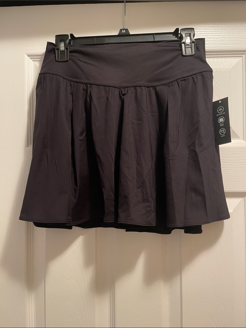 Gilly Hicks Black Flared Athletic Skirt